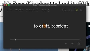 SwiftRead multiple word screenshot